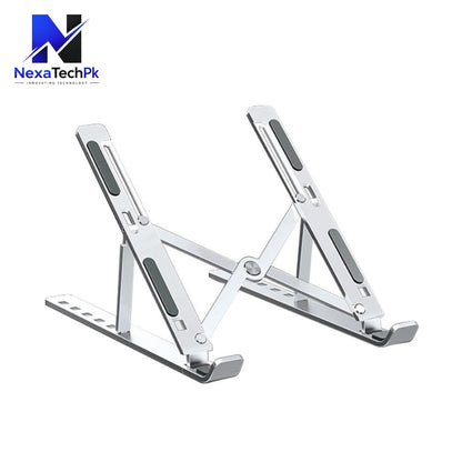 Premium Laptop Stand Multi-Angle Height Adjustable, Anti-Slip, Foldable