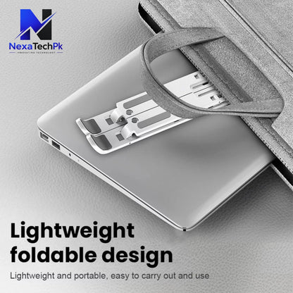 Premium Laptop Stand Multi-Angle Height Adjustable, Anti-Slip, Foldable