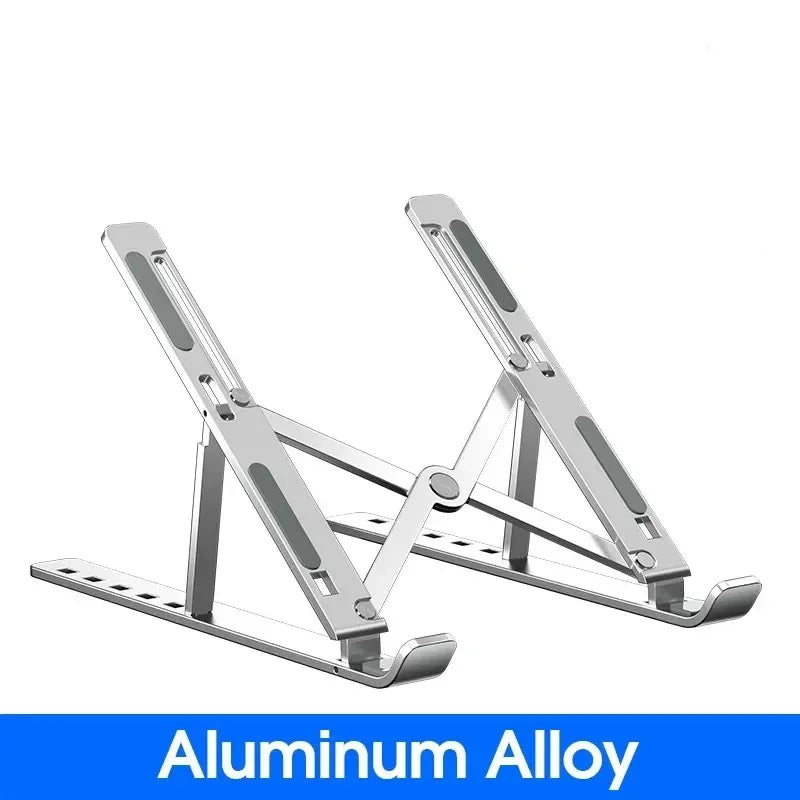 Premium Laptop Stand Multi-Angle Height Adjustable, Anti-Slip, Foldable