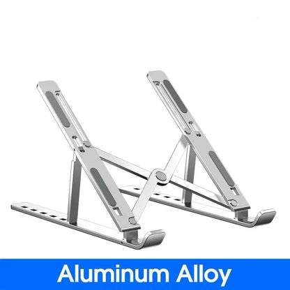 Premium Laptop Stand Multi-Angle Height Adjustable, Anti-Slip, Foldable